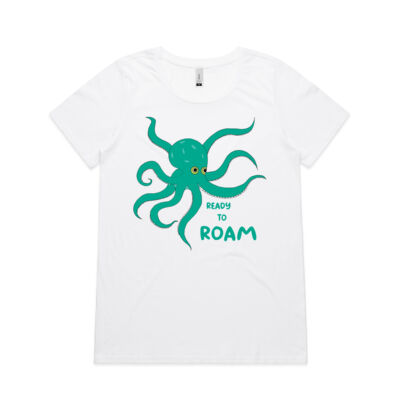 Ready to roam - Womens Shallow Scoop Tee Thumbnail